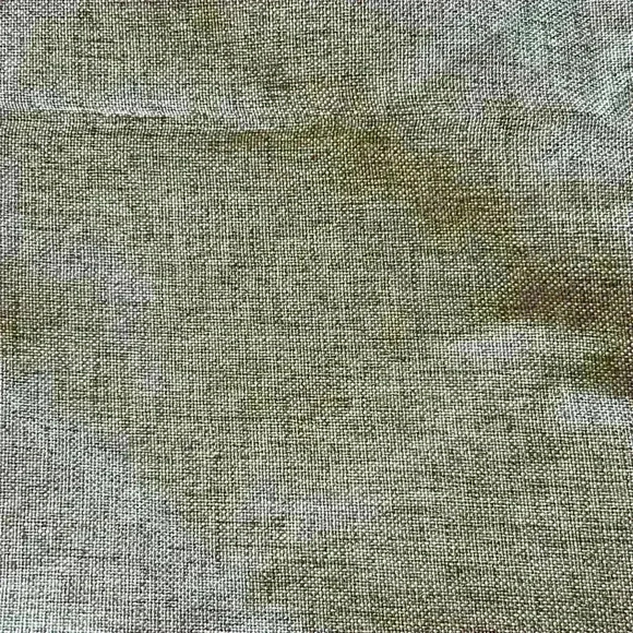 NWOT pillow covers 26 by 26 inches/ Tan/Khaki front-Blue/grey velvety back - Picture 3 of 4